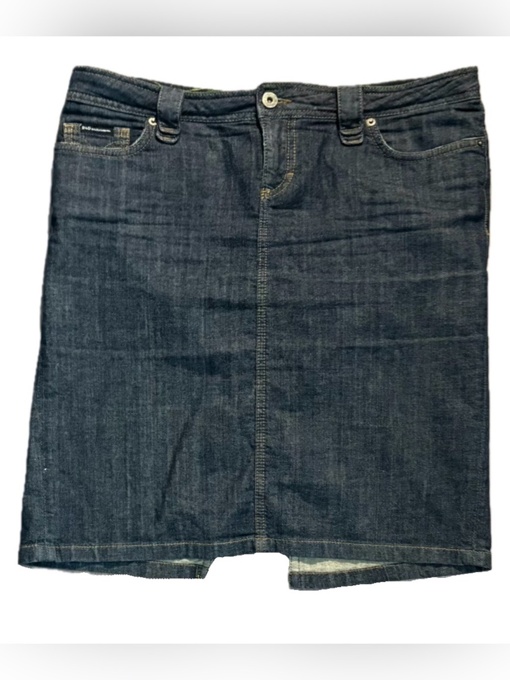Dolce & Gabbana Dark Blue Denim Mini Skirt